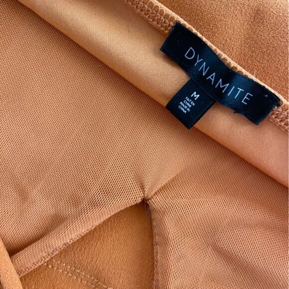 Garage Clothing Orange Halter Crop Top Women’s Size Medium - Picture 3 of 4